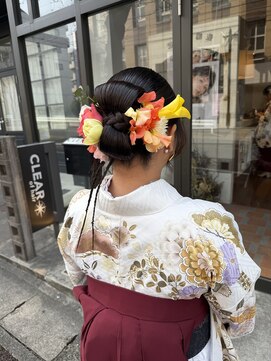 クリアー オブ ヘアー 藤が丘店(clear OF HAIR) 生花アレンジ☆