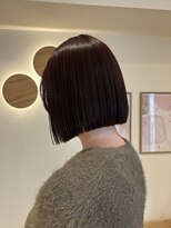 LUVISM 栄店/名古屋/ダブルカラー/ブリーチ/顔周りレイヤー/学割【5月1日OPEN(予定)】 ボブ/ミディアム/レイヤー/顔周りレイヤー/艶カラー/栄