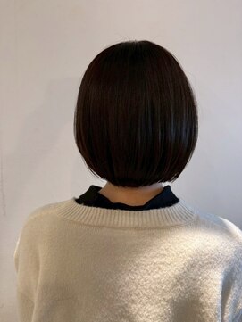 エヌアンドエー 春日部東口店(hair shop N&A) まとまりボブ×髪質改善ストレート/感ブラウンで叶う大人美髪
