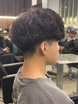 エルマーク 和歌山(L-MARK) マッシュヘア/黒髪/メンズカット/men's/フェザーパーマ