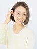 【平日限定：女性人気No,1】白髪・うねりパサつき悩みに艶カラー＋カット＋TR