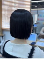 ミラバイケンジ 藤沢(Mira by KENJE)&nbsp;ダークパープル/ナチュラルショート/ミルクブラウン/夏/藤沢