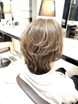 アッシュ 青葉台店(Ash)&nbsp;白髪ぼかしミディアムレイヤー