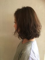 ボブ×柔らかデジタルパーマ