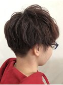 【ALIUS 池袋 小川真一】ピンクベージュショートマッシュ
