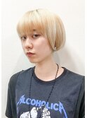 ホワイトイエローボブ