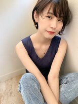 マリアバイアフロート(Maria by AFLOAT)&nbsp;【アフロート添田】耳かけ丸みショート フォギーベージュ