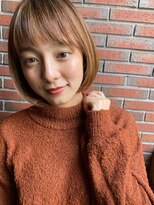 アリエッタ ギンザツー(ARIETTA GINZA2)&nbsp;ショートバング 冬カラー 外人風BOB/丸みショートボブ/髪質改善