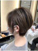 【LA'BO三浦】襟足短めの前下がりショート