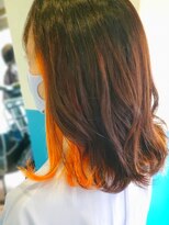 キキヘアメイク(kiki hair make) 【しんや】オレンジインナーカラー