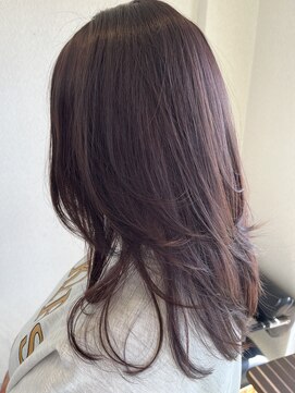 美容室 ルアル 市原市八幡宿店(Luar) ラベンダーブラウン×レイヤー