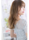 フェザーバング×リバースカール外国人風小顔くびれヘアb1
