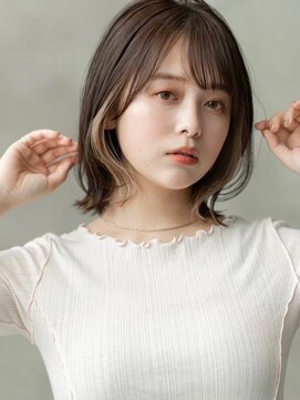 ドットハリス(.Hallis) 大人かわいい/小顔/ミディアムレイヤー/20代30代40代