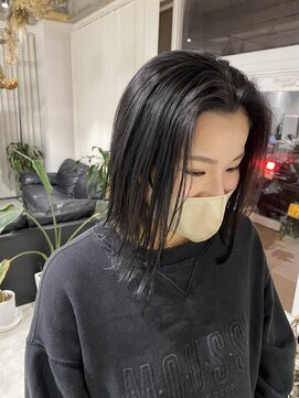 バベル(BABEL Hair Design) 【BABEL】アッシュグレー　@日高愛美