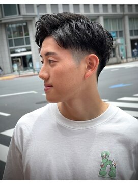 ヒロギンザ 上野店(HIRO GINZA) 七三ツーブロック短髪ビジネスショート