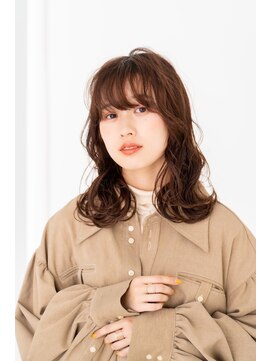 ヘアーエポック(hair epoque) 小顔ショコラアッシュヘルシースタイルふんわりカール