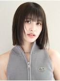 フルバング 似合わせ イメチェンヘアスタイル ハッシュカット