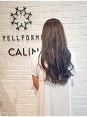 エドル　透け感アッシュ