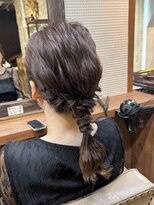 シュリット(schritt) ふわっと編み下ろしアレンジ ミディアム momoko