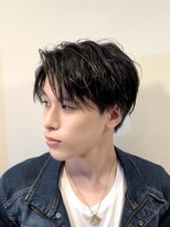 リンダ(LYNDA)&nbsp;ダークアッシュ/アッシュブラック/カルマパーマ/ベリーショート