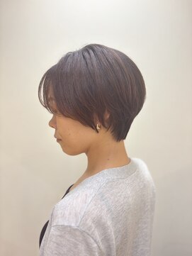 カフカ 亀有(KAfKA) ショート/ツヤ感/ブラウン