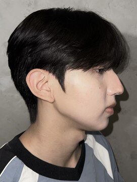 ノラ ヘアーサロン(NORA HAIR SALON) 韓国シースルーマッシュ黒髪マッシュカルマパーマダウンパーマ