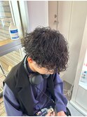 イメチェン/レッドブラウン/フルバング/似合わせカット/愛甲石田