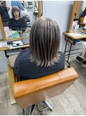 外ハネボブ×バレイヤージュ