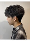 フェザーショート　フェザーパーマ　襟足ダウンパーマ