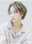 ミルクティーベージュ×ニュアンスパーマ