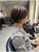大人ショートボブ/くびれヘア/髪質改善/レイヤーカット/韓国/柏