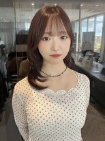 ジーナ 福岡天神(Zina)&nbsp;韓国風／レイヤーカット／顔周りカット