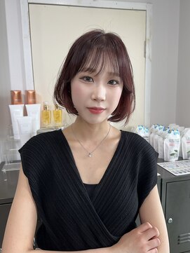 ザ アクネ 岡崎竜美丘店(THE ACNE) ボブ_ラベンダーピンク