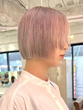 デート 下北沢(DATE) 下北沢ミルクティーピンクベージュペールピンクカラーレイヤー◆