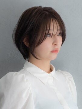 アース 豊崎店(HAIR&MAKE EARTH) 品よく魅せる丸みショートボブ