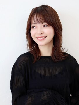 クオリス 上福岡店(QUALIS) 韓国2wayバング秋カラーピンクラベンダーブラウンセミロング