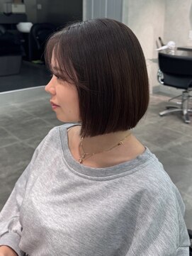 ジーニー 千葉(GENiE) ミディアムヘア/暗めカラー/グランマッシュ/千葉駅