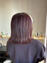 ミー 岡崎(mii)&nbsp;ボブ×ラベンダーピンク