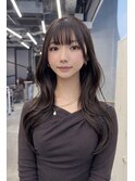 髪質改善　グレージュ　韓国レイヤー　くびれ巻きZina池袋小林優