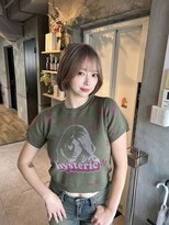 フォート(FORT)&nbsp;m18_ボブ×グレージュ/ダブルカラー/切りっぱなしボブ