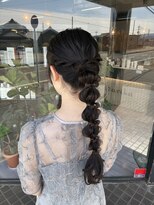 アリカ(arika)&nbsp;編みおろしヘア♪ (坂本 萌絵)