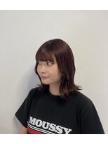 アラワラブルー(arrawarra blue)&nbsp;ワインレッド×くびれ巻き /20代/30代/40代/50代/倉敷/白楽町