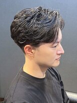 アンドワークス カシワ(&WORKS kashiwa)&nbsp;ニュアンスパーマ×刈り上げ