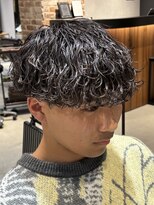 ボンドストーリールミエール(Bond Story lumiere)&nbsp;波巻きパーマ波巻きスパイラルパーマラウンドマッシュ刈り上げ