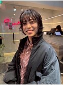 レイヤーで魅せる大人可愛いショートボブ小顔盛り顔まわりカット