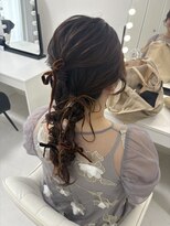 レイティ 丸の内 名古屋(Reity)&nbsp;ツイン編み下ろし×リボンヘア