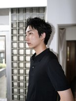 ポートラブ(Portlove)&nbsp;メンズカット　ベリーショート　アップバング　ビジネスヘア