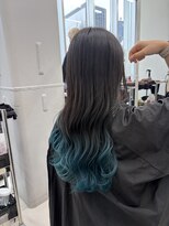 アライブ ハラジュク(ALIVE harajuku)&nbsp;ブリーチインナーバレイヤージュグラデーションカラー夕貴