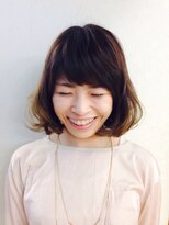 アンジュ ヘアー(ange hair) ラウンドグラデーションボブ