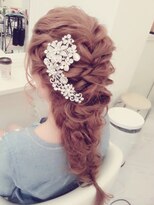 セットサロン フルール(Fleur)&nbsp;ねじりハーフアップ♪2